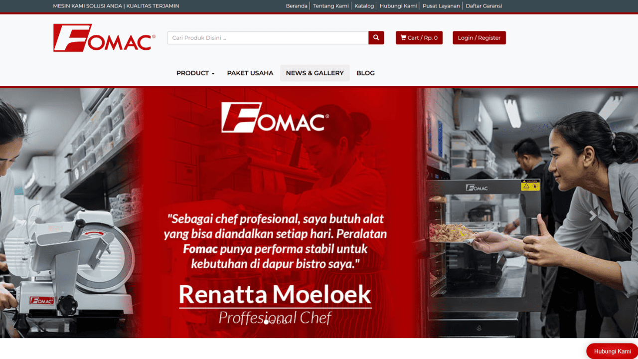 FOMAC Indonesia Website
